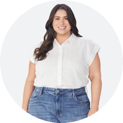 Plus size tops at jc Penney